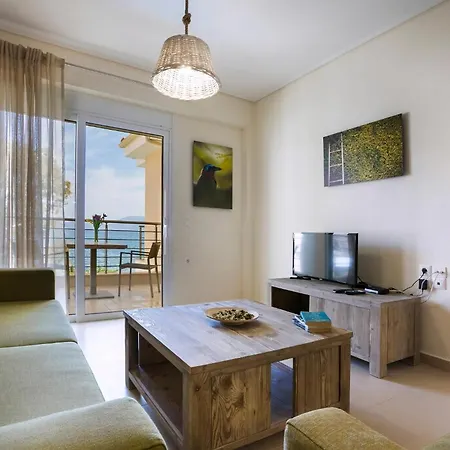 Deluxe Kefalonia Leyland 1 Bedroom Pool And Sea View Karavomilos